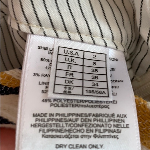 Brooks Brothers Striped Skirt Size 2 - Picture 6 of 6